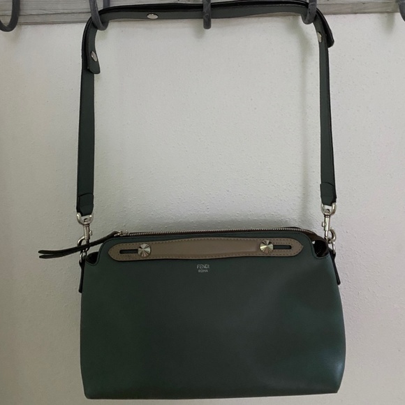 FENDI By The Way Satchel Leather with Studs - Picture 3 of 16